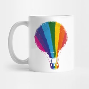 Lgbt pride flag freedom air-balloon love is love Mug